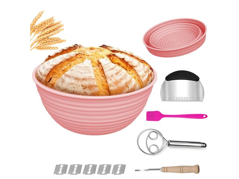 ब्रेड प्रूफिंग टोकरी पुन: उपयोग योग्य सॉरडो स्टार्टर खरीदें कवर कपड़ा