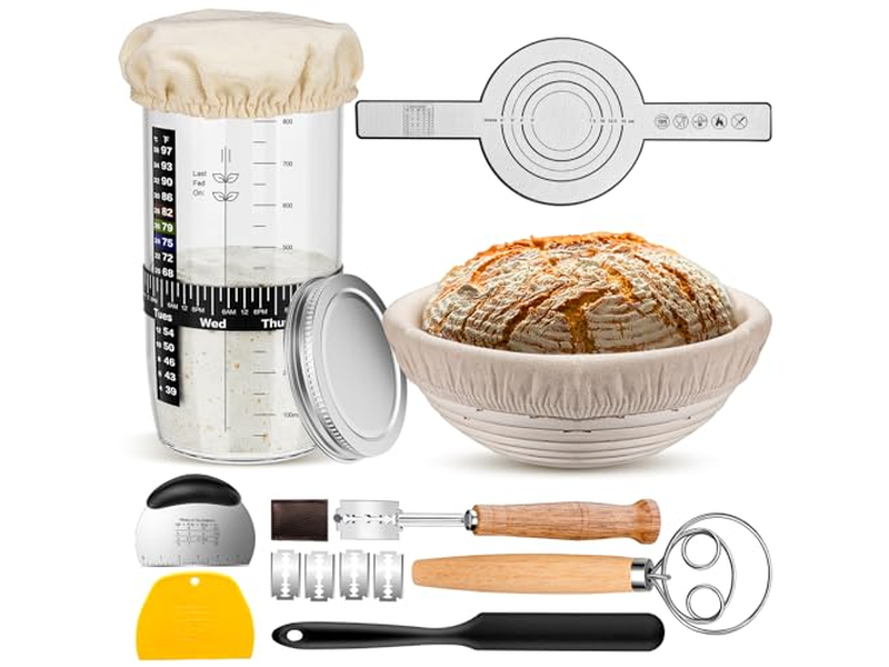 टोकरियों के लिए क्लॉथ लाइनर सर्कुलर बेकिंग टोकरी ब्रेड वार्मर स्टोन बल्क के साथ