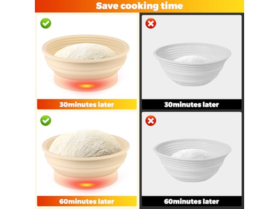 संक्षिप्त प्रूफिंग ब्रेड टोकरी ड्रेन बेकिंग स्केल फ्लैट रूफ रैक ब्लैक