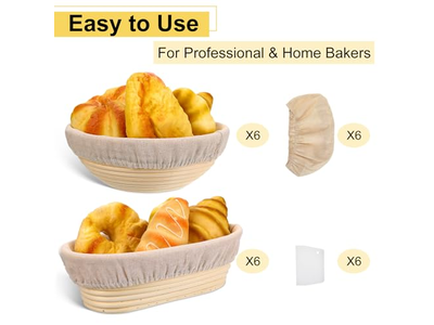 टोकरियों के लिए फैब्रिक लाइनर ब्रेड सर्विंग गोल टोकरी क्राफ्ट्स मिनिएचर सेट के साथ