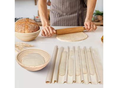 फास्ट फूड टोकरी हैमबर्गर ब्रेड प्रूफ 11 इंच आटा प्रूफिंग कवर