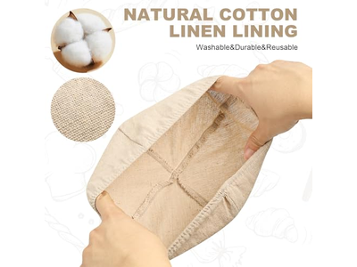 अच्छी गुणवत्ता बैनेटन फ्रेंच ब्रेड बॉस लिनन लाइन छोटी गोल क्रोइसैन