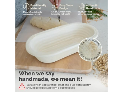 9 इंच गोल बैनेटन लाइनर के साथ राइजिंग ब्रेड बास्केट्स बैनेटन्स प्रोविंग