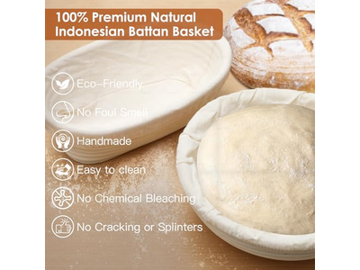 बेकर्स ब्रेड टोकरियाँ एयर फ्रायर लाइनर बेकिंग ट्रे टोकरी 9 इंच विकर