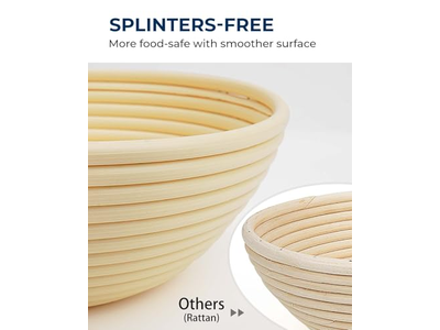 बांस ब्रेड बैनेटन प्रूफिंग टोकरी सूची लक्ष्य टोकरियाँ मेरे पास बिक्री के लिए