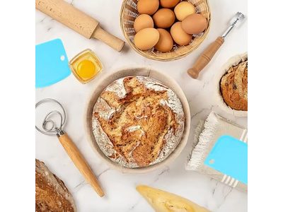 बैनेटन ब्रेड प्रूफिंग टोकरी सेट ओवल रतन गोल राइज़र बैनेटन