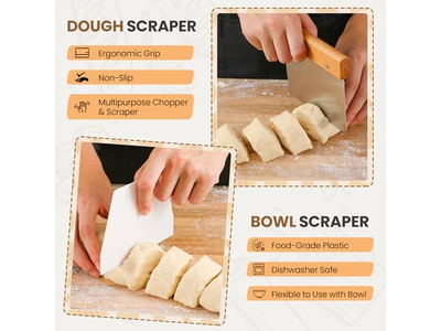 बैनेटन ब्रेड प्रूफिंग टोकरी 2 का सेट