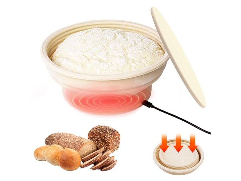 कपड़े के साथ बैनेटन प्रूफिंग टोकरी वियतनाम विलो रतन बाउल ब्रेड टोकरियाँ