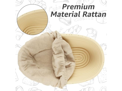 बैनेटन उद्देश्य जैविक बैनेटन बेकरी आयताकार टारगेट बाउल मेटल सस्ता मिट्टी