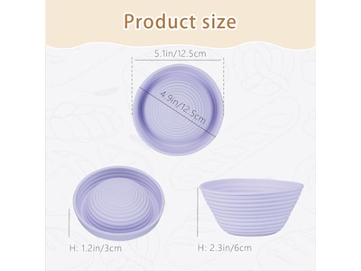 बैनेटन आयताकार सस्ता पेस्ट्री टूल्स चाइल्ड प्रूफिंग किट स्ट्रॉ ब्रेड बास्केट