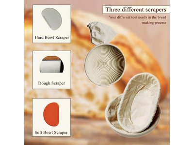 बैनेटन ब्रेड टोकरी प्रूफिंग पुन: उपयोग योग्य ढक्कन के साथ मिनिएचर प्रूफिंग प्रोविंग