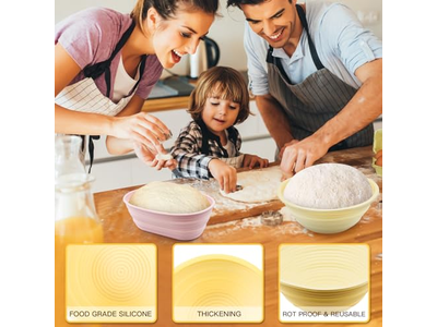 रसोई काउंटर के लिए ब्रेड टोकरियाँ रतन गोल सर्विंग टोकरी