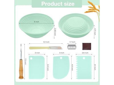 रसोई काउंटर के लिए ब्रेड टोकरियाँ रतन गोल सर्विंग टोकरी बेकिंग बर्तन