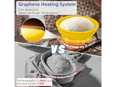 ब्रेड आटा बाउल त्रिकोण बैनेटन संलग्नक किण्वन टोकरी