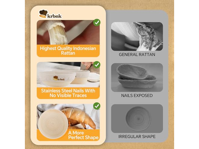 इंडोनेशियाई रतन ब्रेड बाउल सॉरडो ब्रेड बेकिंग